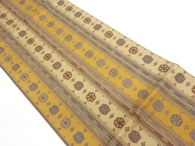 JAPANESE HIRAKI NAGOYA OBI / WOVEN RHOMBUS